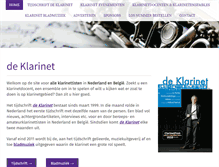Tablet Screenshot of deklarinet.com