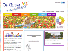 Tablet Screenshot of deklarinet.nl